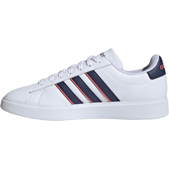 adidas Other - Adidas Men's Grand Court 2.0 Tennis Shoes Size 9.5 Sneakers - White Blue Scarlet